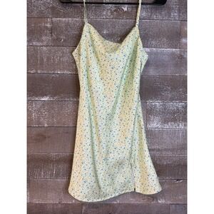 Princess Polly Mini Dress Women Size 4 Green Floral